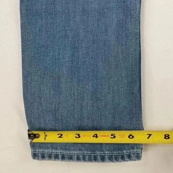 7 For All Mankind Size 16 Slimmy Womens Blue Jeans - Picture 8 of 9